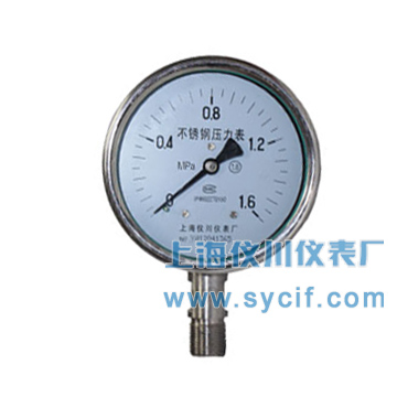 <b>全不銹鋼壓力表</b>|Y-100BF