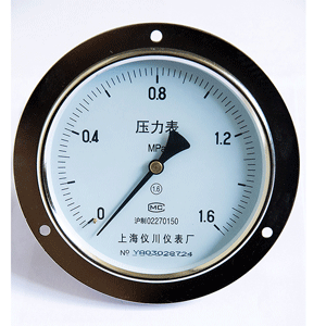 軸向帶前邊壓力表|Y-150ZT